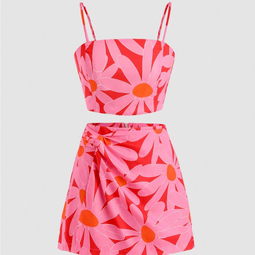 Two Piece Floral Set